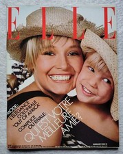 French Magazine Elle May.1986 Estelle Lefebure By Bill King 