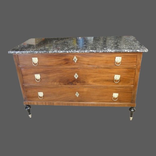 Commode directoire acajou vers - commode,