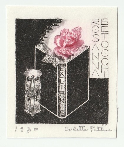 Colette pettier exlibris für - colette,