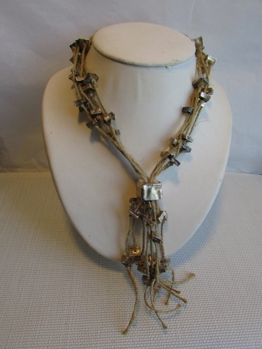 Collier vintage ficelle et - ficelle,