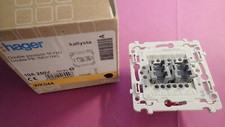 Hager Kallysta WK044 - Double Poussoir Kallysta pour telerupteur ou autre