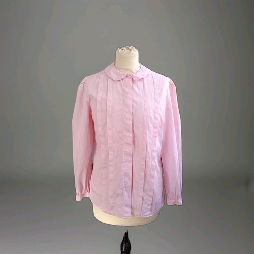 Women pink 1950s blouse - 1950s,