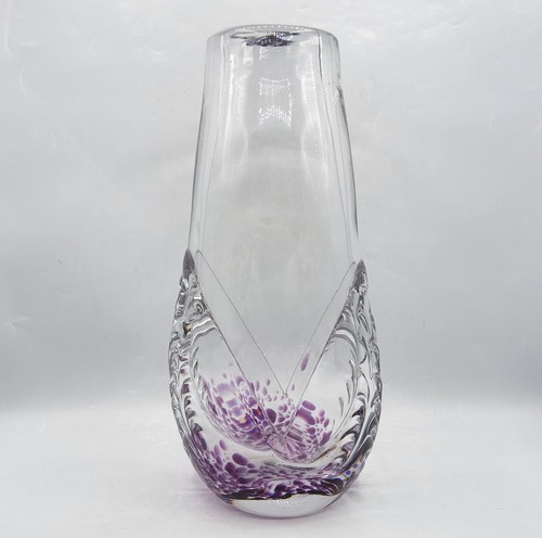 Grand vase cristal - en, soufflé