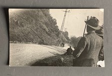 CARTE PHOTO ancienne MOTO sur
