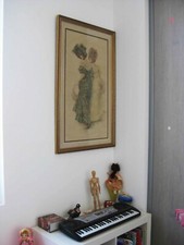 1900 Frédérique VALLET-BISSON deux élégantes femme chapeau art nouveau Mode