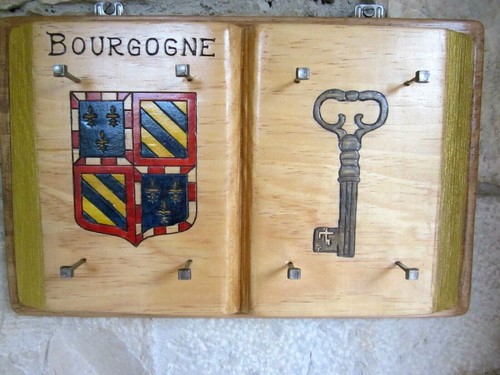 Accroche clés bois vernis