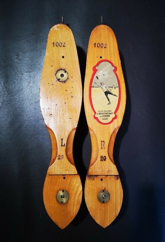 Ancien vintage paire patins - paire, de