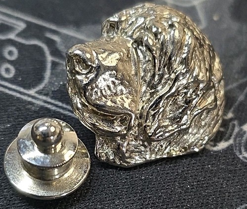 Silver pewter saint bernard - , silver,pewter