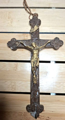 Ancien crucifix bois - ancien, en