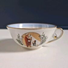 Ancienne Tasse " Souvenir De Communion " Porcelaine De Vierzon Signée Collection