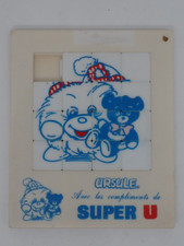 ANCIEN JOUET  TAQUIN PUZZLE PUBLICITAIRE SUPER U URSULE