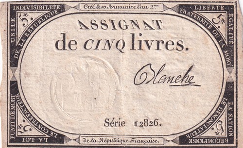 France livres brumaire - livres, 10