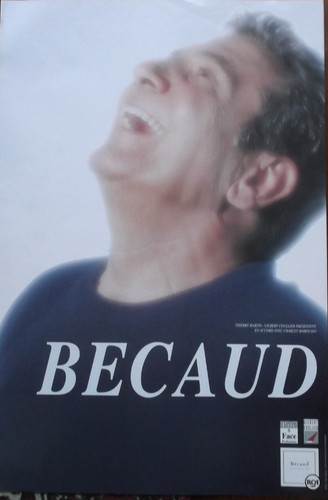 Becaud gilbert affiche - becaud,
