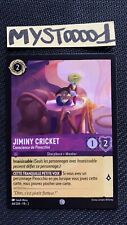 Carte Lorcana Disney TCG Jiminy Cricket 44/204 Chapitre 2 Français Neuf