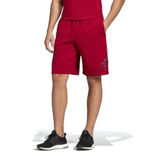 Adidas Essentiel Short M Homme Marron Rouge Must Haves Badge De Sport