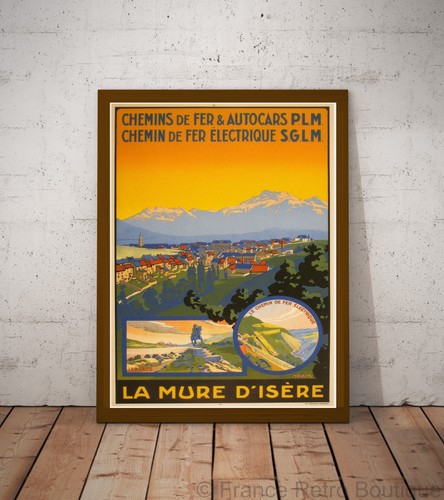 Poster affiche mure isere - mure, d'isere