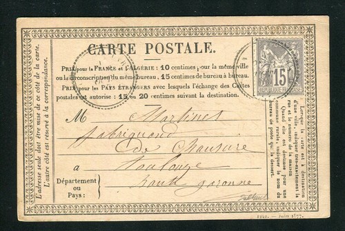 Rare carte précurseur - précurseur, de