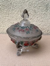 Ancien sucrier en verre
