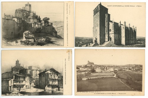 Lot cartes de saint - lot, 8