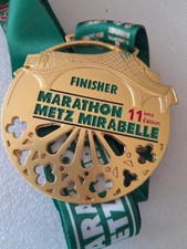  Médaille De Course Finisher Marathon Metz Mirabelle. 11 Ème Edition 