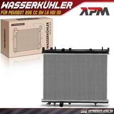 Radiateur De Refroidissement Moteur Pour Peugeot 206 CC SW 1.6 HDi 110