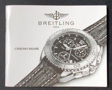 notice BREITLING originale pour montre CHRONO SHARK