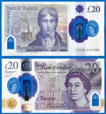 United Kingdom 20 Pounds 2020 Sign Sarah John UK Great Britain Free Ship World