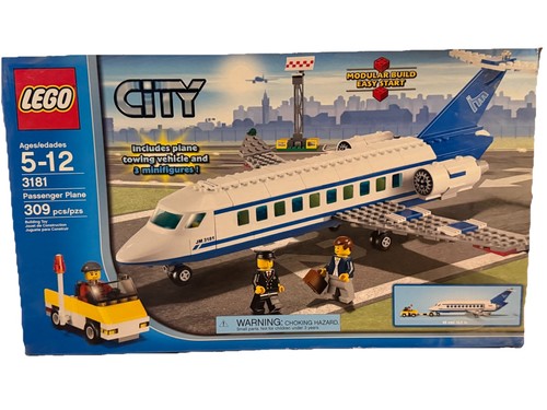 Lego city passenger plane - city:,