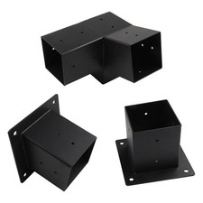 Pour 4x4 Pouces Poteaux Bois Pergola Quincaillerie Kit 4x4 Supports Pergola Jard