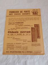 Vintage catalogue 1935 Art Deco wrought iron work window grilles Fer For