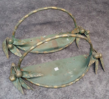 🇫🇷  Rare paire de monture d'applique / lampe en fer forgé N°1 ref AP193/1