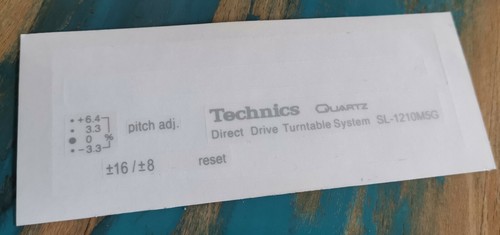 Technics 1210 m5g custom - sl-1210,