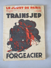 CATALOGUE DEPLIANT PROSPECTUS TRAINS JEP LE JOUET DE PARIS 1935-1936
