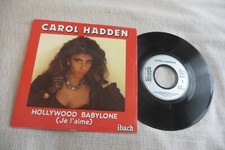 CAROL HADDEN 45T HOLLYWOOD