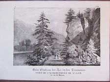 GRAVURE 19ème SIÈCLE SUISSE
