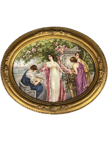 Sevres porcelain painting a - painting,