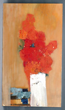 Tableau Bernard Folinais Bouquet de fleurs école Franc-Comtoise