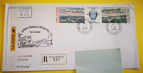 Taaf rare lettre recommandée - lettre,
