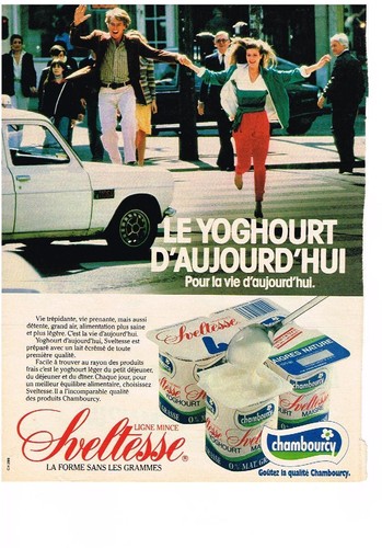 Publicite 1979 chambourcy - publicite,
