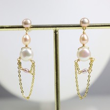 Boucles oreilles perles - en,