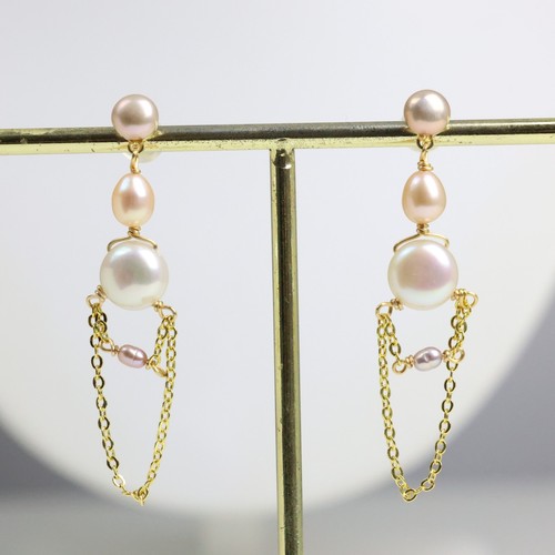 Boucles oreilles perles - d'oreilles,
