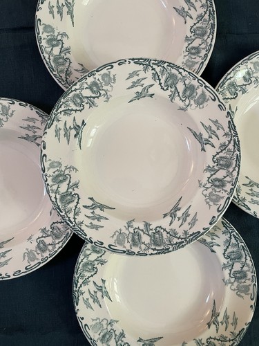 Assiettes creuses terre de - assiettes,