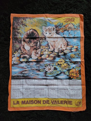 Ancien torchon 1982 - torchon, tissu