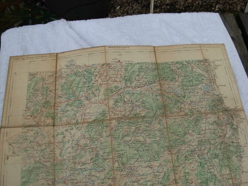 Carte état major - carte, toilé