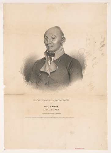 Black hawk vintage 1837 sac - hawk,