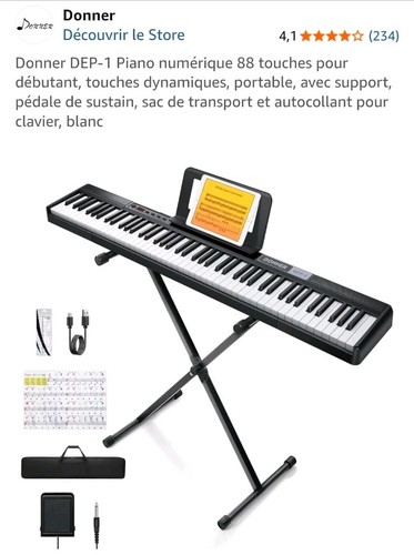 Donner dep piano numérique - donner,
