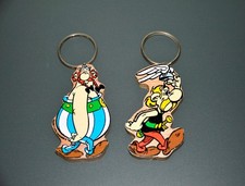 RARE ! 2 anciens porte-clefs - ASTERIX  & Obélix - vintage keychains -Vilac 1995