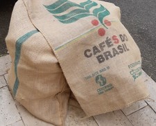 3 sacs de café en jute Do Brasil