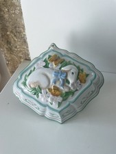 LE CORDON BLEU The Franklin Mint 1986 céramique suspension moule agneau Deco