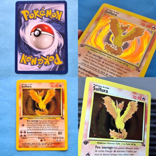 Carte pokémon sulfura 62 - carte, 12/62